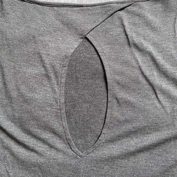 Kenar Dress Sleeveless Gray Stretch Open Back Casual Comfy Women’s Size XS - Picture 5 of 7